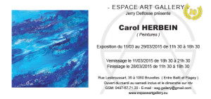 Invitation Carol HERBEIN