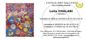 Invitation Leila CHALABI
