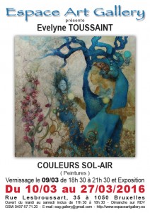 Affiche Evelyne TOUSSAINT