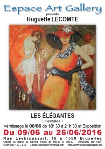 Affiche Huguette LECOMTE