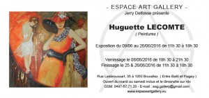 Invitation Huguette LECOMTE
