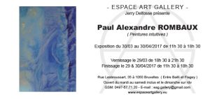 Invitation Paul Alexandre ROMBAUX