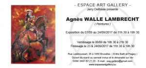 Invitation Agnès WALLE LAMBRECHT