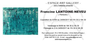 Invitation Francine LANTOINE-NEVEU