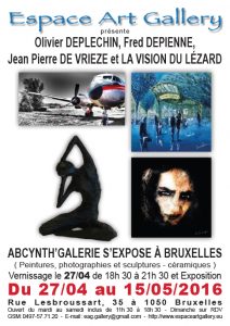 Olivier DEPLECHIN, Fred DEPIENNE, Jean Pierre DE VRIEZE et LA VISION DU LEìZARD Affiche